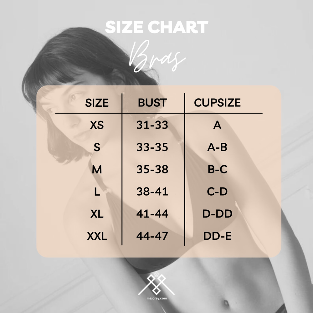 Size Chart - Majo Rey Lingerie